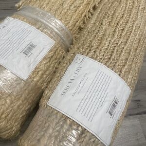 Serena & Lily Cream and Tan Accents